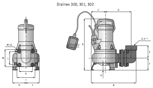         Drainex 302 M A 