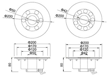      IP68 / 170AquaGMK- 6W 155MM 25MM,32M M